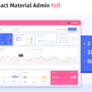 React material admin full