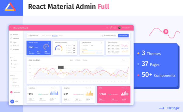 React material admin full