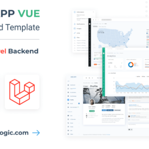 Premium Vue Laravel Template and Theme with Laravel PHP Backend